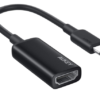 محول AUKEY Unity Adapt HDMI من USB-C إلى HDMI، يدعم دقة 4K، تصميم مدمج، باللون الأس