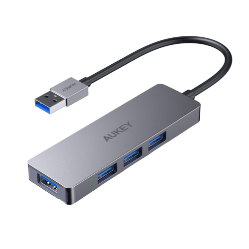 موزع USB 3.0 من AUKEY ذو 4 منافذ