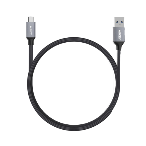 AUKEY 3-Pack Braided Nylon USB 3.0 to USB-C Cables