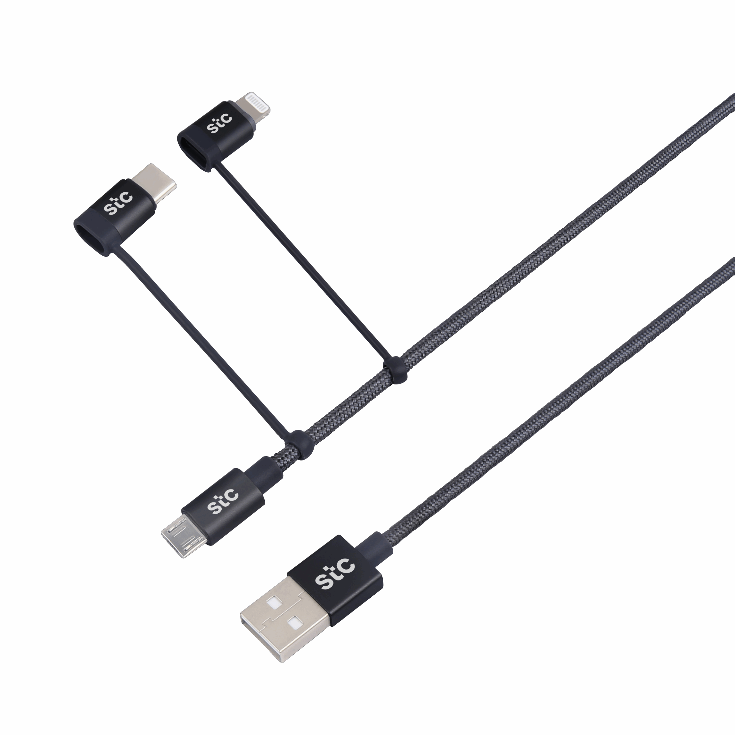 كابل سكروس 3 في 1 بشعار stc