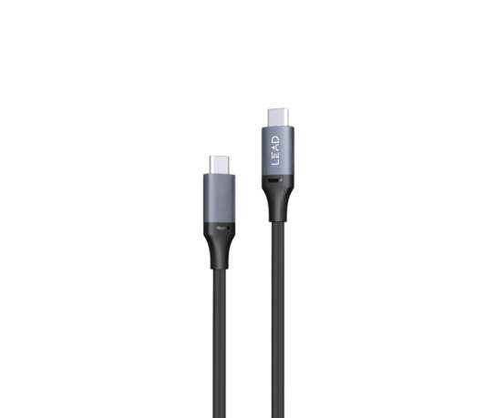 LEAD Powerful USB-C 240W PD Fast Charging Cable LEOPARD Black