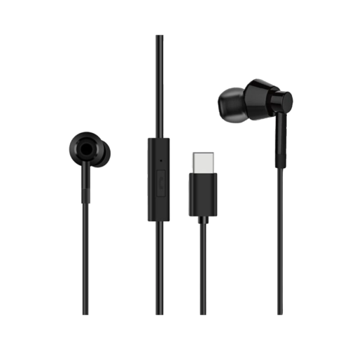 سماعة Nokia WB-102 السلكية بمنفذ Type-C – تصميم أنيق وصوت نقي باللون الأسود.