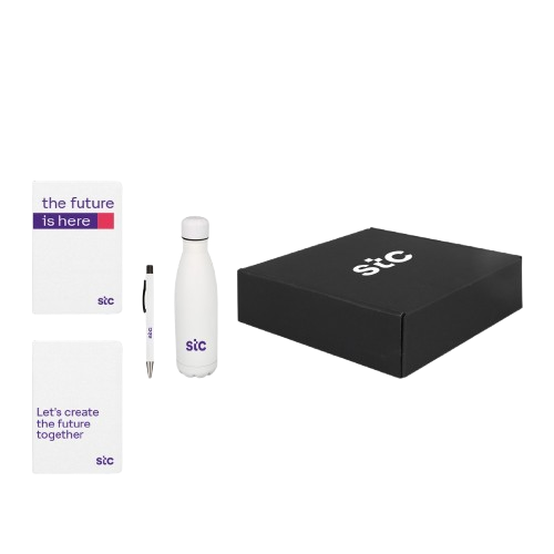 طقم Lauta Giftology زجاجة ستانلس دفتر قلم من STC