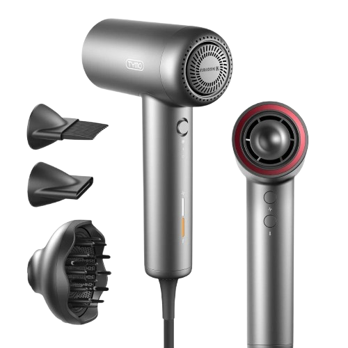 tymo airhype lite high-speed hair dryer (3 nozzles) without alci