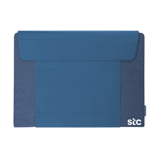 fulda change collection rpet laptop case and workstation in navy blue with organized design for work and travel.