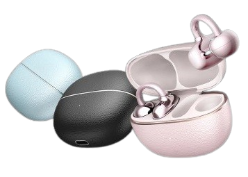 honor choice earbuds clip 2 pro open-ear wireless earbuds with clip design and charging case