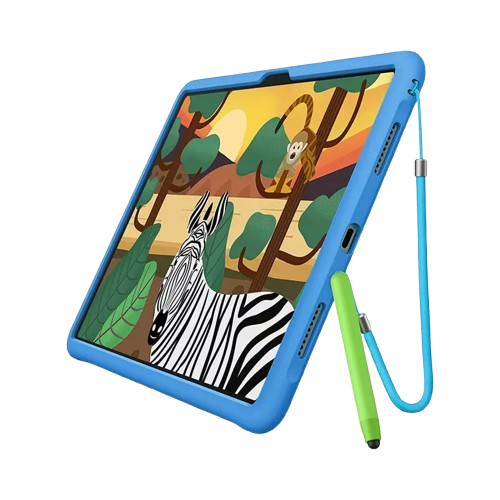 honor pad x8b kids edition tablet with colorful kids protective cover and immersive display