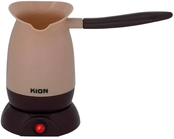 electric coffee maker preparing fresh coffee on a modern kitchen countertop.