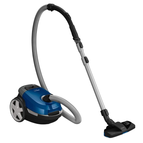 bagged vacuum cleaner with 2000w power and super clean air filter in a modern home environment.
