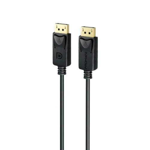 كيبل بروميت DPLink-120 DisplayPort بطول 1.2 متر وعرض نطاق 32.4Gbps وموصلات مطلية بالذهب باللون الأسود. كيبل بروميت DPLink-120 DisplayPort بطول 1.2 متر وعرض نطاق 32.4Gbps وموصلات مطلية بالذهب باللون الأسود.