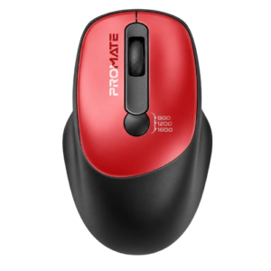 promate uniglide ezgrip™ wireless mouse with 1600 dpi